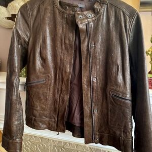 Vince Tailored Leather Jacket